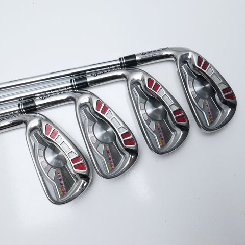 Used TaylorMade Burner HT Iron Set / 4 - 9 IRON + AW / Regular / Left-Handed