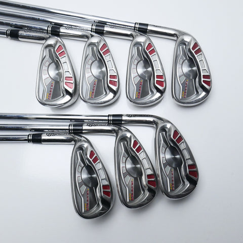 Used TaylorMade Burner HT Iron Set / 4 - 9 IRON + AW / Regular / Left-Handed