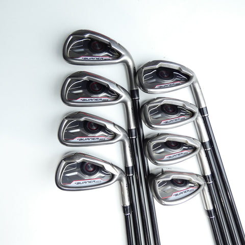 Used TaylorMade Burner OS Iron Set / 5 - SW + AW / Regular Flex