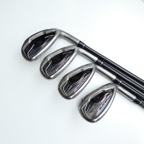 Used TaylorMade Burner OS Iron Set / 5 - SW + AW / Regular Flex