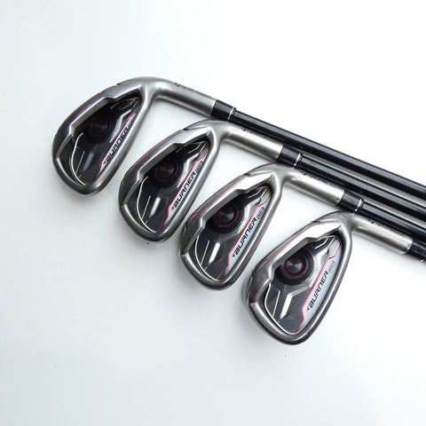 Used TaylorMade Burner OS Iron Set / 5 - SW + AW / Regular Flex