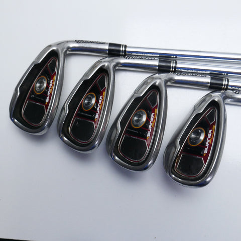 Used TaylorMade Burner Plus Iron Set / 4 - SW / Uniflex
