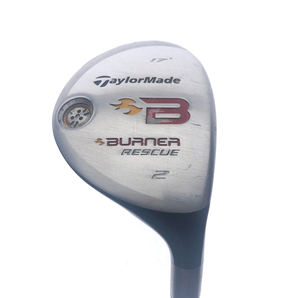 Used TaylorMade Burner Rescue 2008 2 Hybrid / 17 Degrees / Stiff Flex