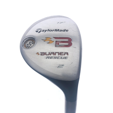Used TaylorMade Burner Rescue 2008 2 Hybrid / 17 Degrees / Stiff Flex