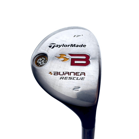 Used TaylorMade Burner Rescue 2008 2 Hybrid / 17.0 Degrees / Stiff Flex