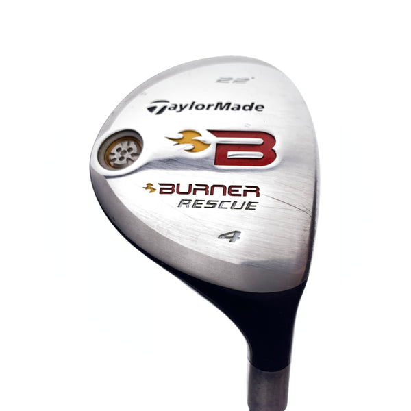 Used TaylorMade Burner Rescue 2008 4 Hybrid / 22 Degrees / Senior Flex