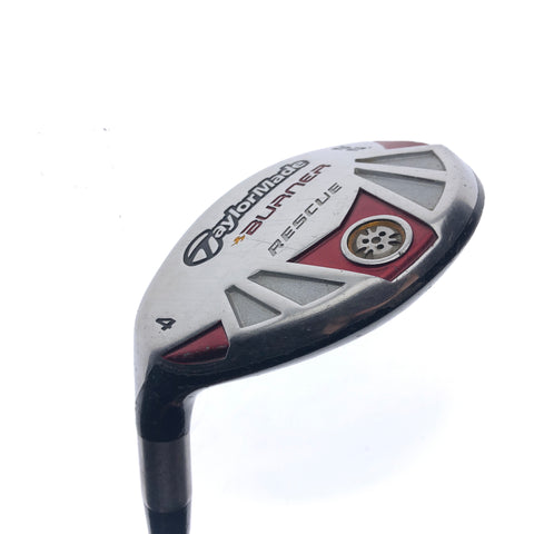 Used TaylorMade Burner Rescue 4 Hybrid / 22 Degrees / Regular Flex / Left-Handed