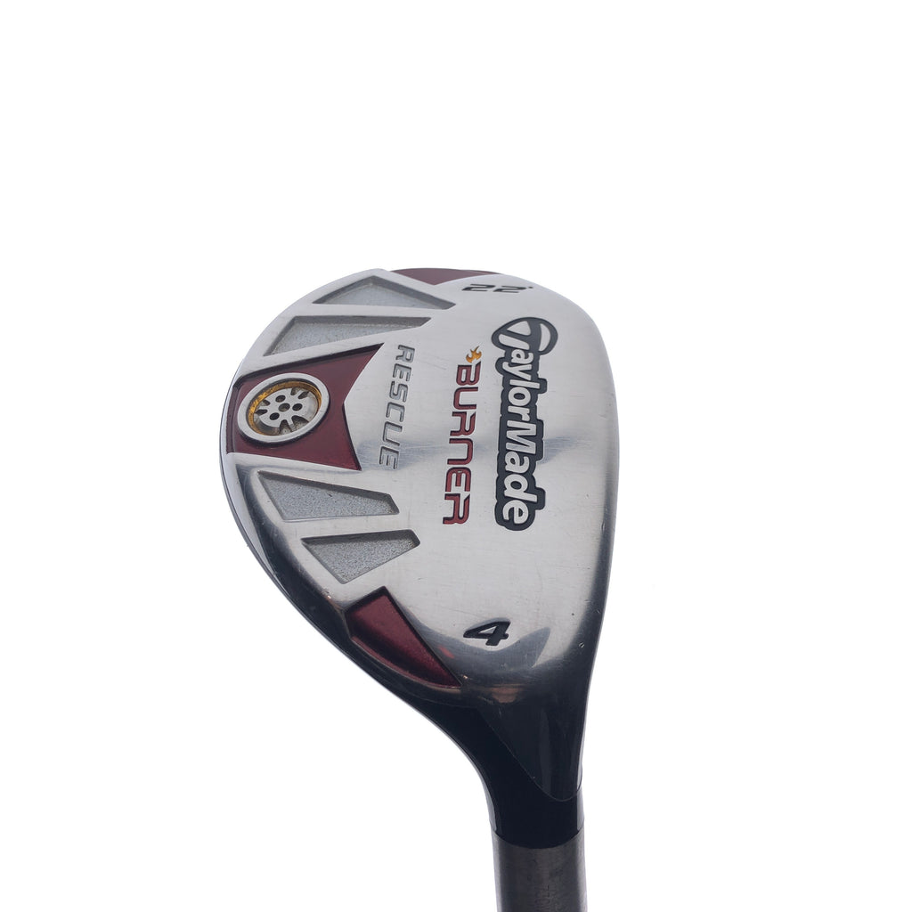 Used TaylorMade Burner Rescue 4 Hybrid / 22 Degrees / Regular Flex