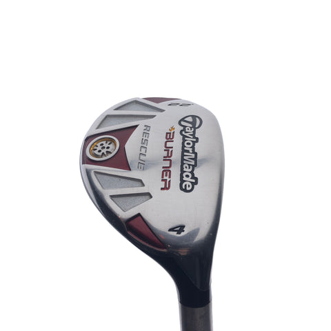 Used TaylorMade Burner Rescue 4 Hybrid / 22 Degrees / Regular Flex