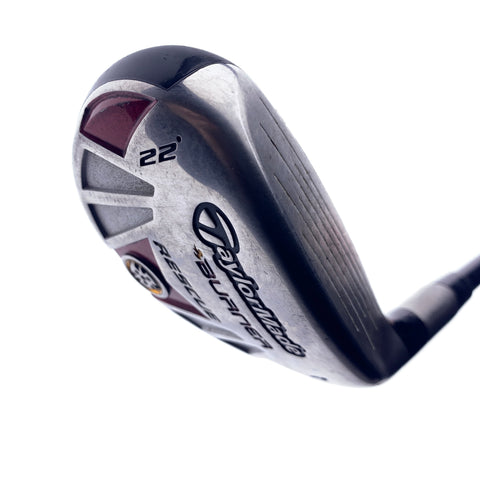 Used TaylorMade Burner Rescue 4 Hybrid / 22 Degrees / Stiff Flex