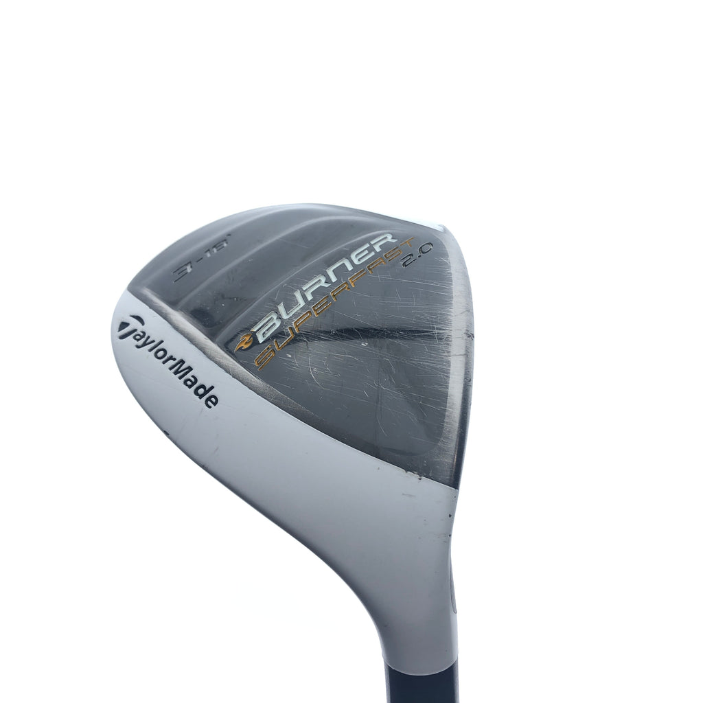 Used TaylorMade Burner Superfast 2.0 3 Hybrid / 18.0 Degrees / Regular Flex