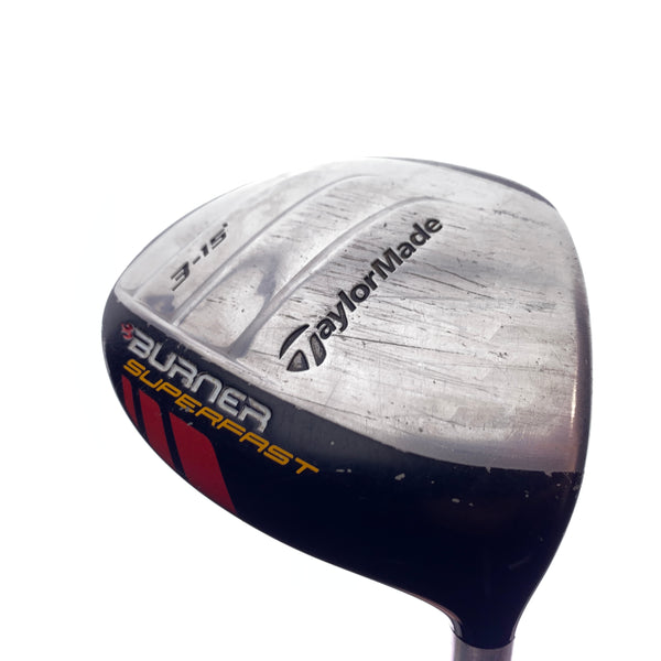 Used TaylorMade Burner Superfast 3 Fairway Wood / 15 Degrees / Regular Flex