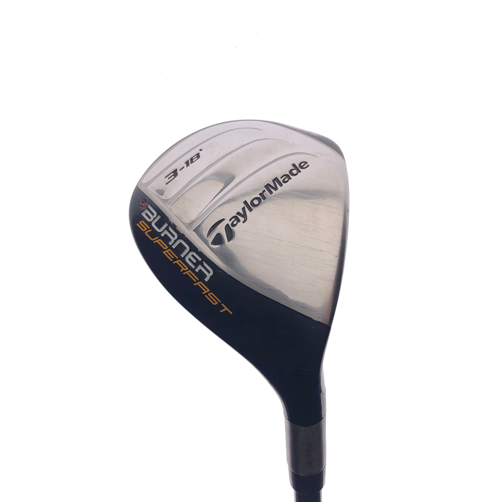 Used TaylorMade Burner Superfast 3 Hybrid / 18 Degrees / Regular Flex