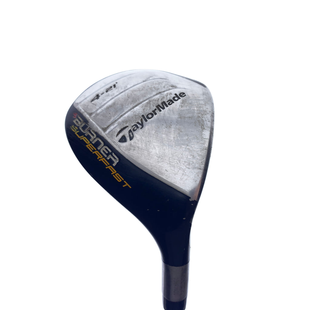 Used TaylorMade Burner Superfast 4 Hybrid / 21.0 Degrees / Regular Flex