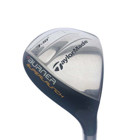 Used TaylorMade Burner Superlaunch 3 Hybrid / 18 Degrees / Stiff Flex