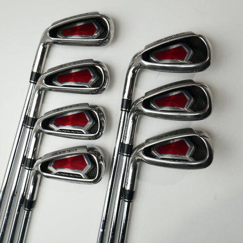 Used TaylorMade Burner Superlaunch Iron Set / 4 - PW / Stiff Flex / Left-Handed