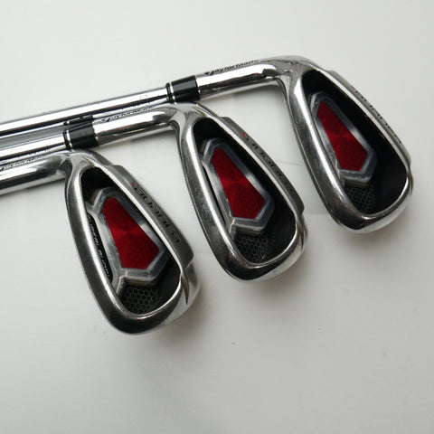 Used TaylorMade Burner Superlaunch Iron Set / 4 - PW / Stiff Flex / Left-Handed