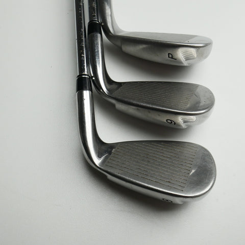 Used TaylorMade Burner Superlaunch Iron Set / 4 - PW / Stiff Flex / Left-Handed