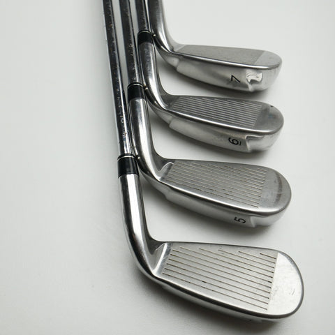 Used TaylorMade Burner Superlaunch Iron Set / 4 - PW / Stiff Flex / Left-Handed