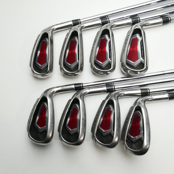Used TaylorMade Burner Superlaunch Iron Set / 4 - SW / Stiff Flex