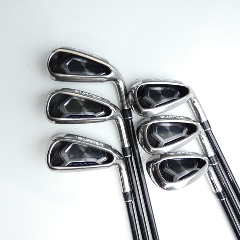 Used TaylorMade Burner Superlaunch Iron Set / 5 - SW / Ladies Flex