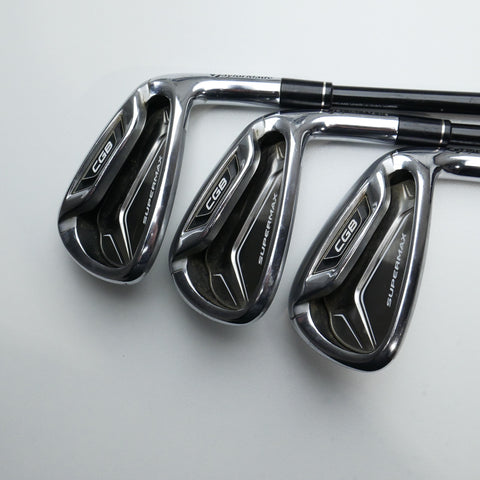Used TaylorMade CGB Supermax Iron Set / 4 - PW / Regular Flex