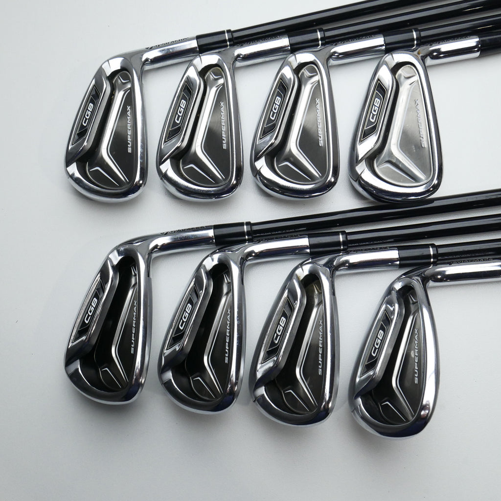 Used TaylorMade CGB Supermax Iron Set / 4 - SW / Regular Flex