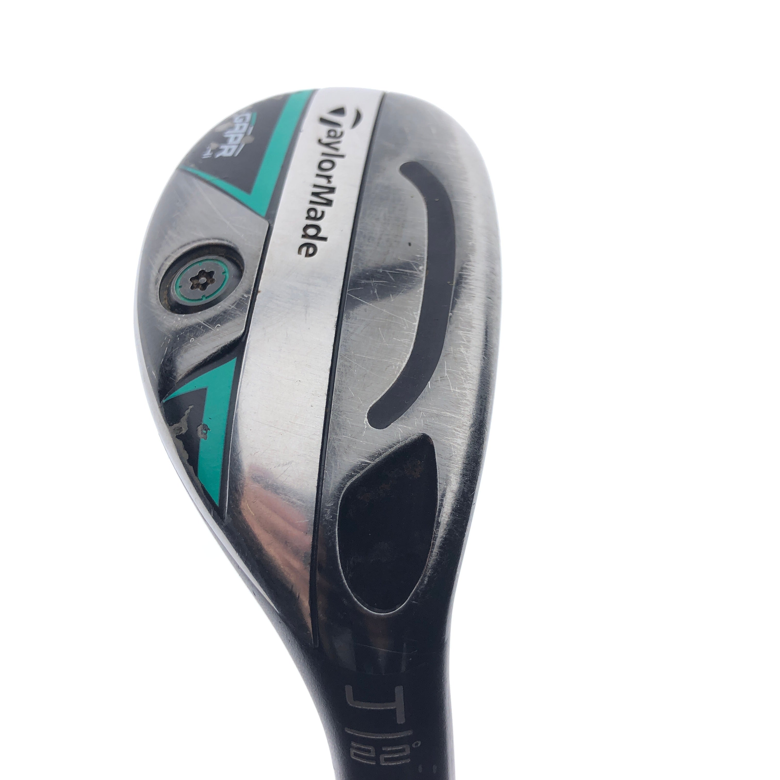 Used TaylorMade GAPR HI 4 Hybrid / 22 Degrees / Stiff Flex