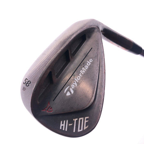 Used TaylorMade Hi-Toe RAW Lob Wedge / 58.0 Degrees / Stiff Flex