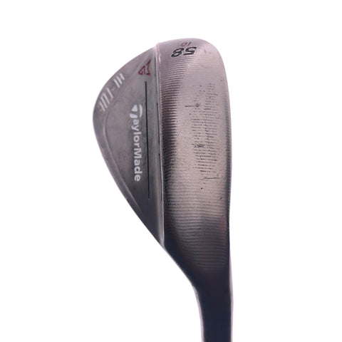 Used TaylorMade Hi-Toe RAW Lob Wedge / 58.0 Degrees / Stiff Flex