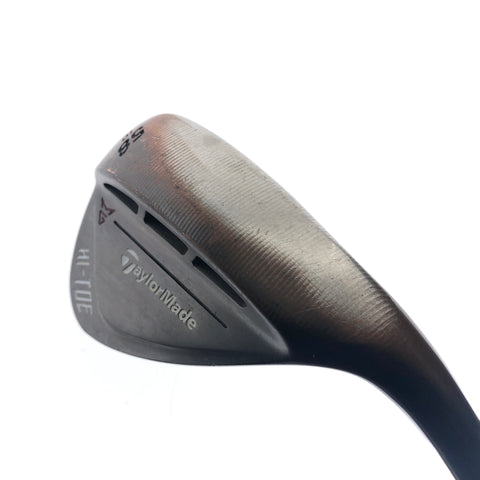 Used TaylorMade Hi-Toe RAW Lob Wedge / 58.0 Degrees / Wedge Flex