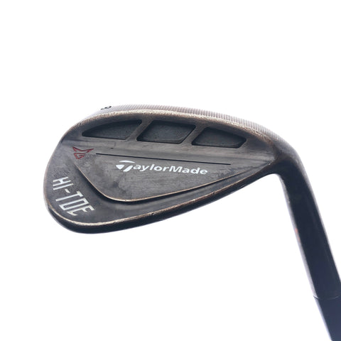 Used TaylorMade Hi-Toe RAW Lob Wedge / 58.0 Degrees / Wedge Flex