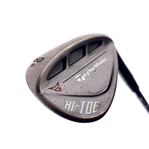 Used TaylorMade Hi-Toe RAW Lob Wedge / 60.0 Degrees / Wedge Flex