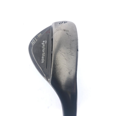 Used TaylorMade Hi-Toe RAW Lob Wedge / 60.0 Degrees / Wedge Flex