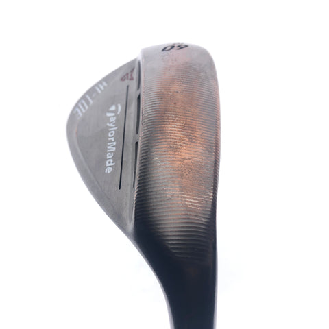 Used TaylorMade Hi-Toe RAW Lob Wedge / 60.0 Degrees / Wedge Flex