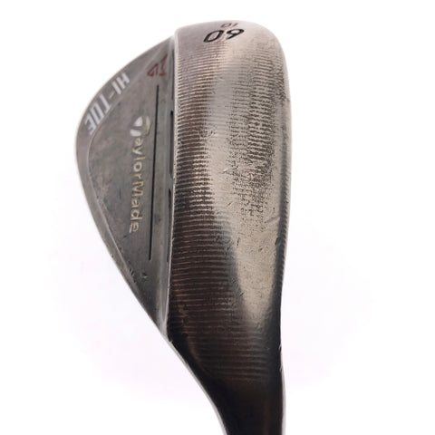 Used TaylorMade Hi-Toe RAW Lob Wedge / 60.0 Degrees / Wedge Flex