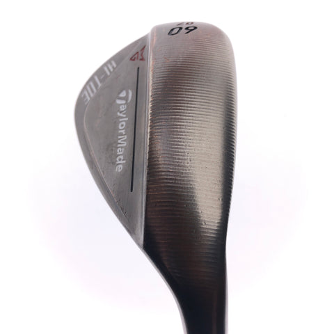 Used TaylorMade Hi-Toe RAW Lob Wedge / 60.0 Degrees / Wedge Flex