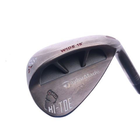 Used TaylorMade Hi Toe Raw Big Foot Lob Wedge / 58.0 Degrees / Stiff Flex