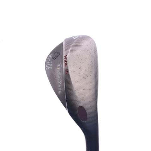 Used TaylorMade Hi Toe Raw Big Foot Lob Wedge / 58.0 Degrees / Stiff Flex