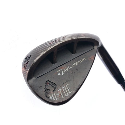Used TaylorMade Hi Toe Raw Big Foot Lob Wedge / 58.0 Degrees / Wedge Flex