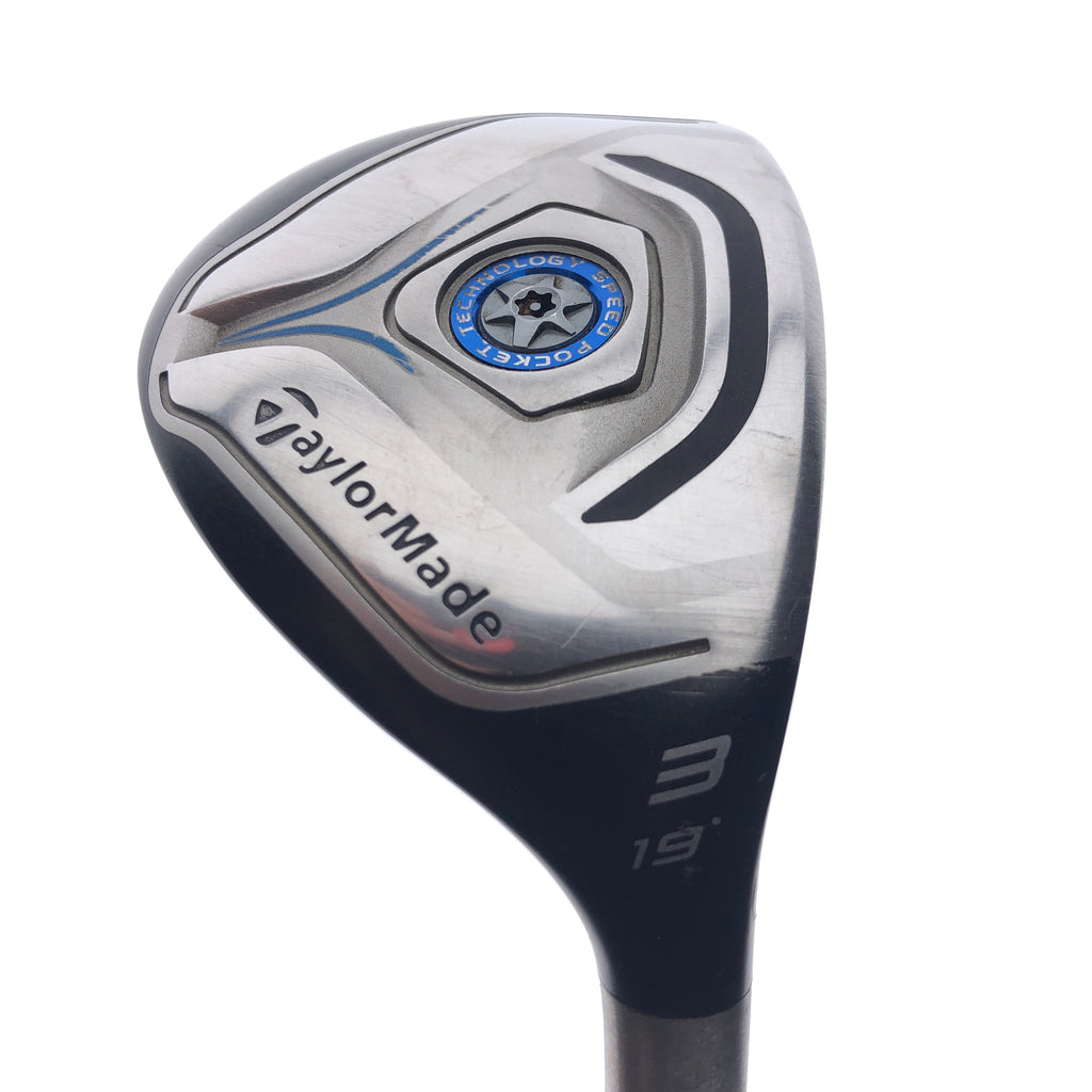 Used TaylorMade Jetspeed 3 Hybrid / 19 Degrees / Stiff Flex