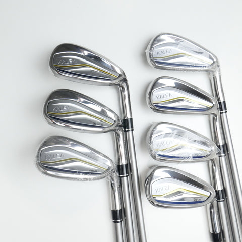 Used TaylorMade Kalea Gold Iron Set / 6 - SW + AW / Ladies Flex