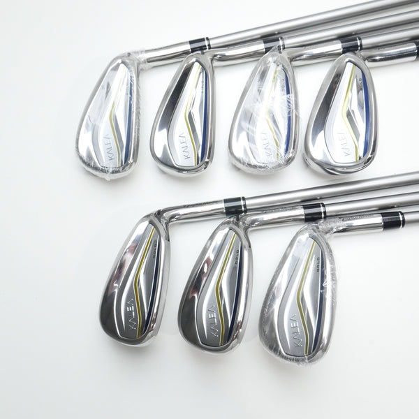 Used TaylorMade Kalea Gold Iron Set / 6 - SW + AW / Ladies Flex