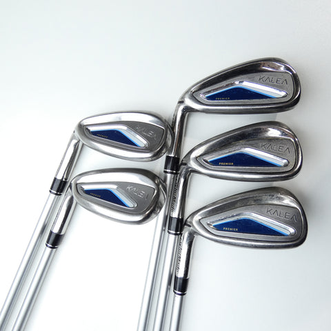 Used TaylorMade Kalea Premier Iron Set / 7 - SW / Ladies Flex / Left-Handed