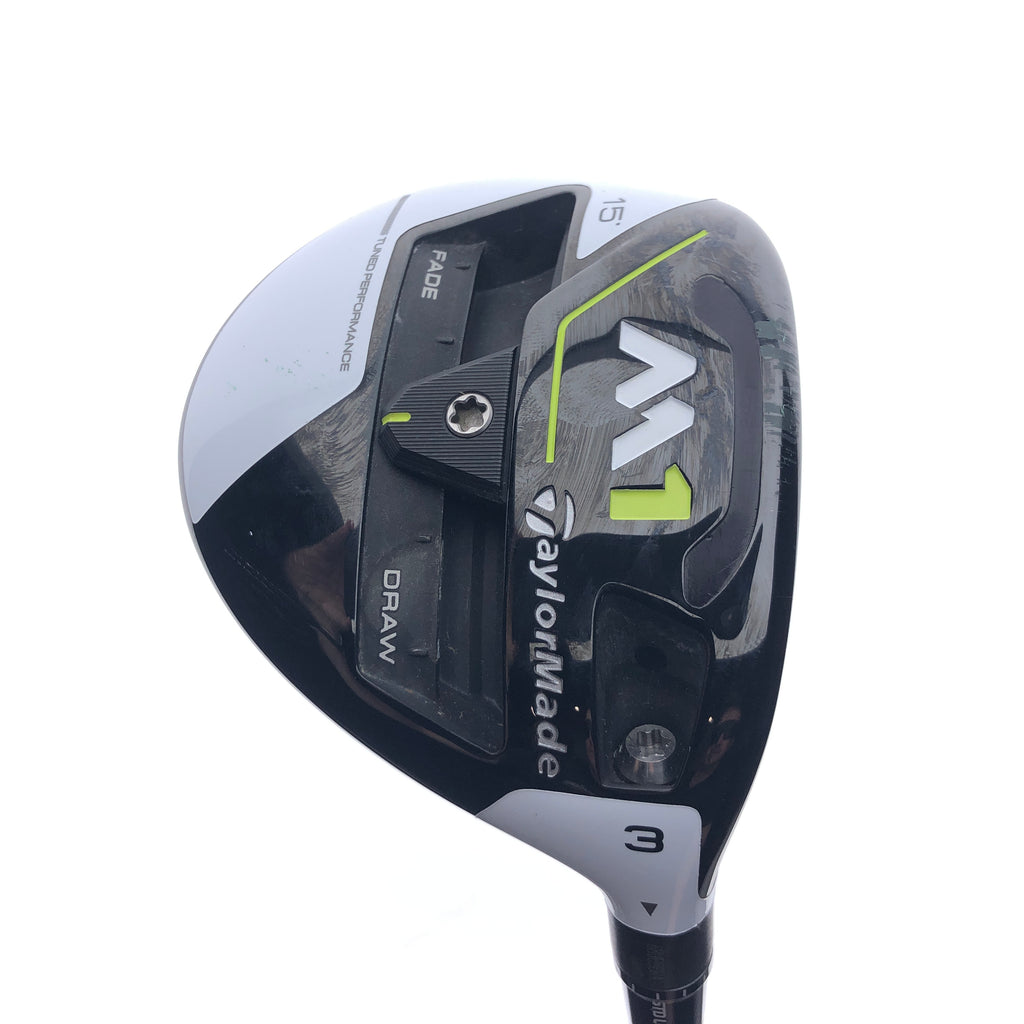 Used TaylorMade M1 2017 3 Fairway Wood / 15.0 Degrees / Stiff Flex