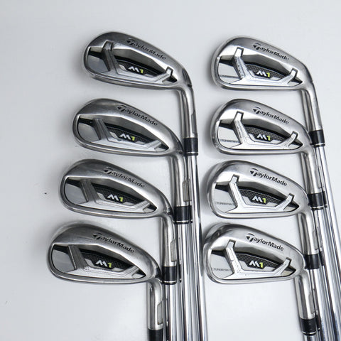 Used TaylorMade M1 2017 Iron Set / 4 - PW + AW / Regular Flex