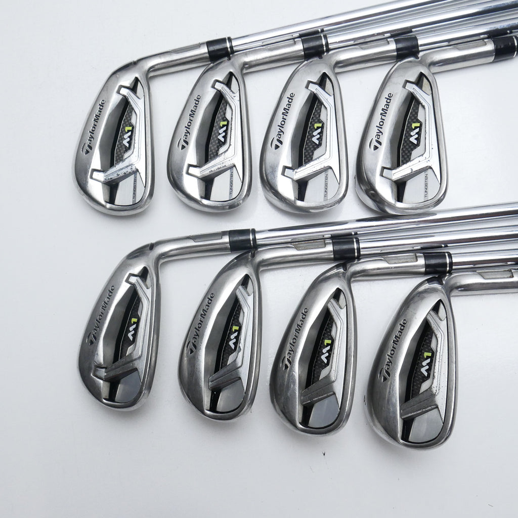 Used TaylorMade M1 2017 Iron Set / 4 - PW + AW / Regular Flex