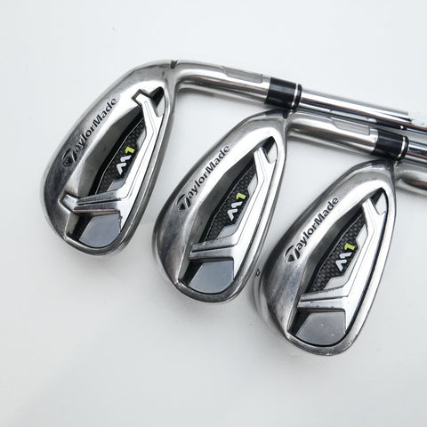 Used TaylorMade M1 2017 Iron Set / 4 - PW / Stiff Flex