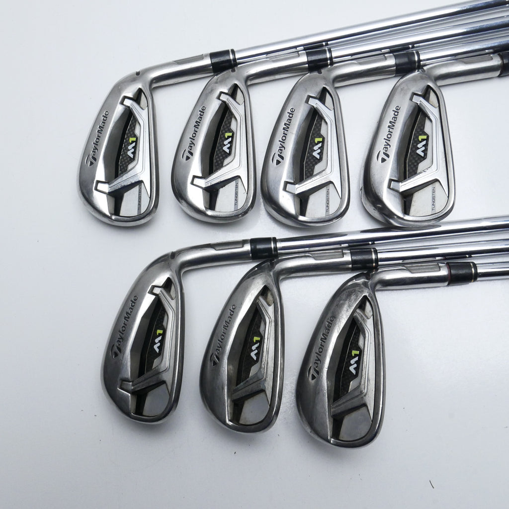 Used TaylorMade M1 2017 Iron Set / 4 - PW / Stiff Flex