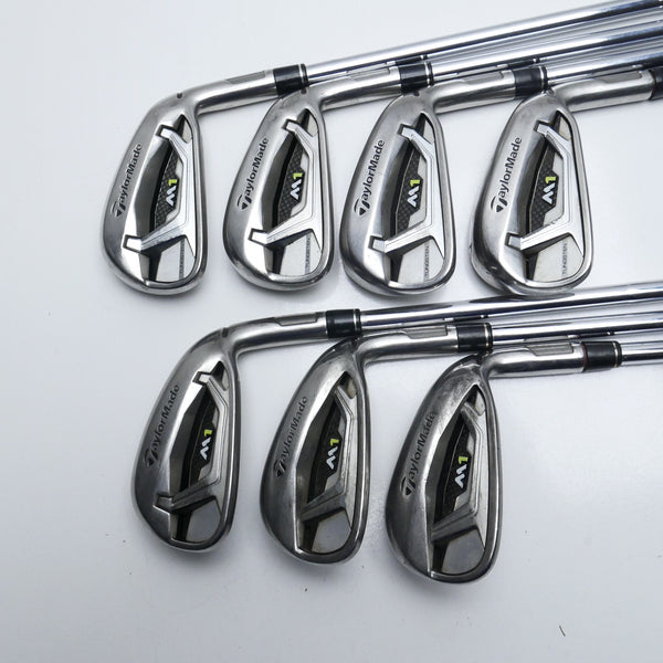 Used TaylorMade M1 2017 Iron Set / 4 - PW / Stiff Flex